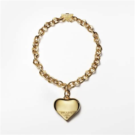 prada womens bracelet|heart charm necklace magenta prada.